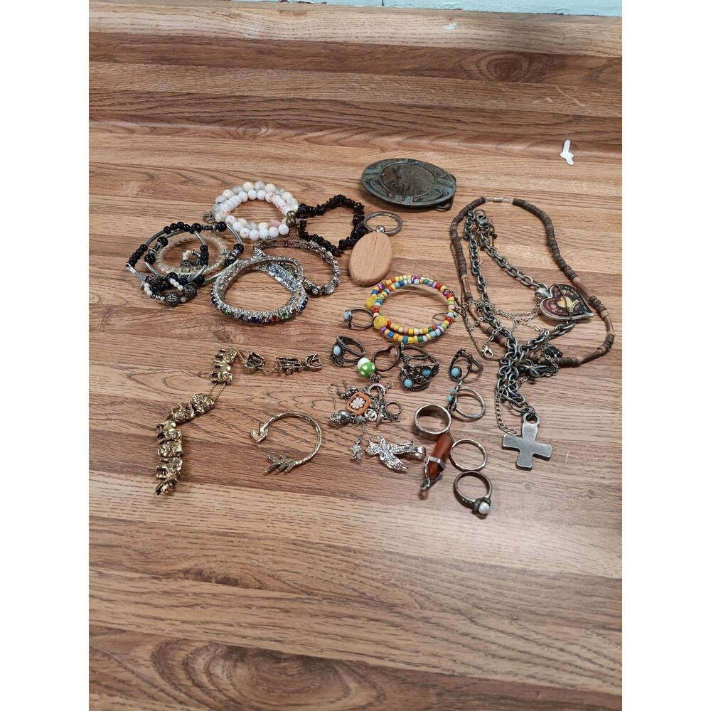 Junk Jewelry Lot Mixed Condition